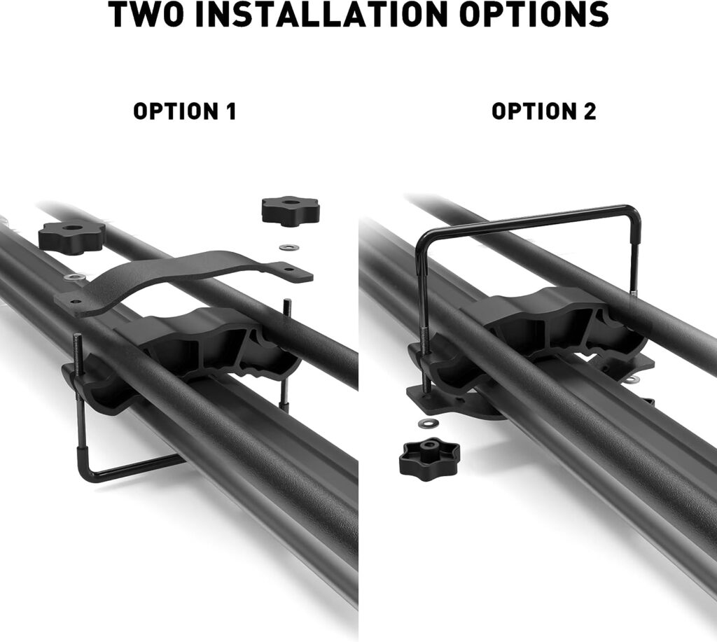 AKHAL-TEKE Roof Rack Basket, Upgraded 84x 39x 4 Roof Rack Cargo Carrier with 4 X 6 Super Duty Bungee Cargo Net, 2 pcs Ratchet Strap Fits for SUV Truck Cars